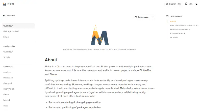 Melos screenshot