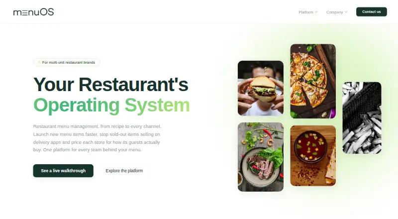 menuOS screenshot