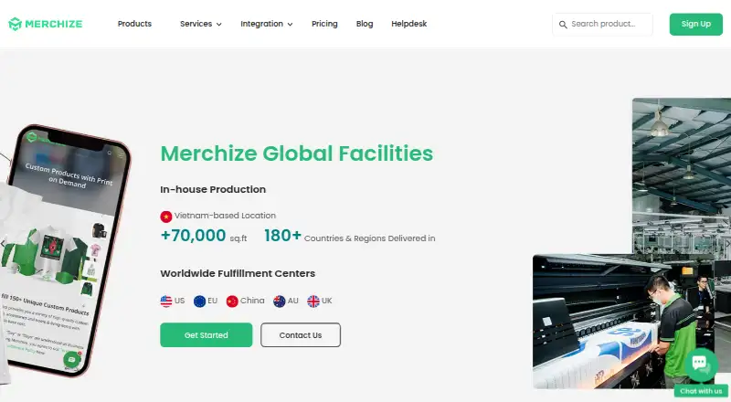 Merchize screenshot