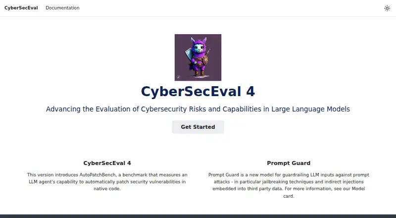 CyberSecEval screenshot