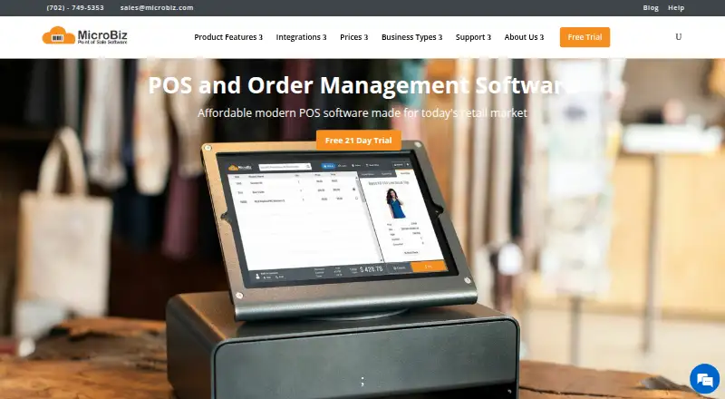 MicroBiz POS screenshot