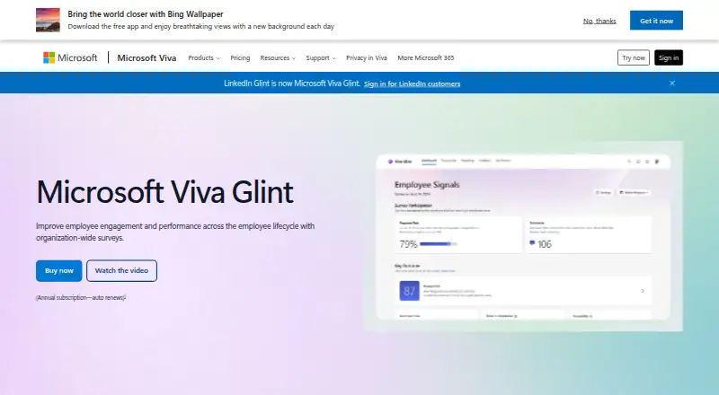 Microsoft Viva Connections screenshot