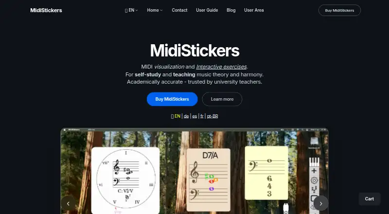 MidiStickers screenshot