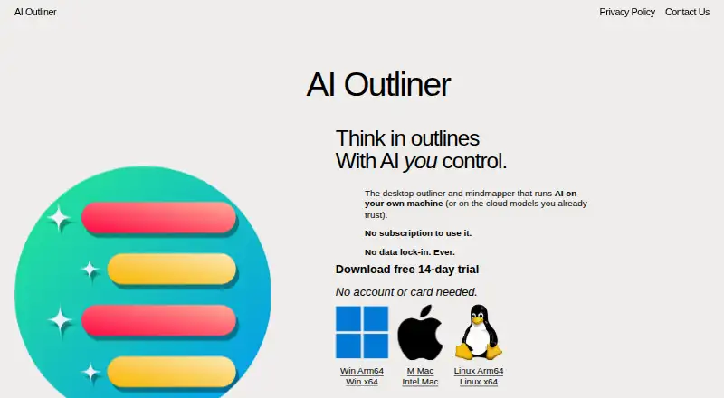 AI Outliner screenshot