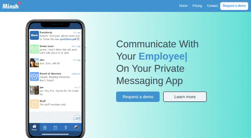Minsh screenshot