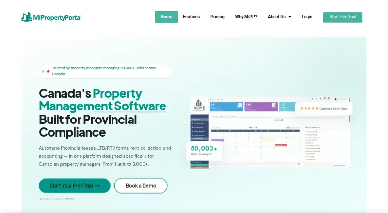 Mi Property Portal screenshot