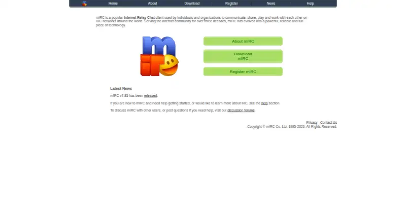 mIRC screenshot