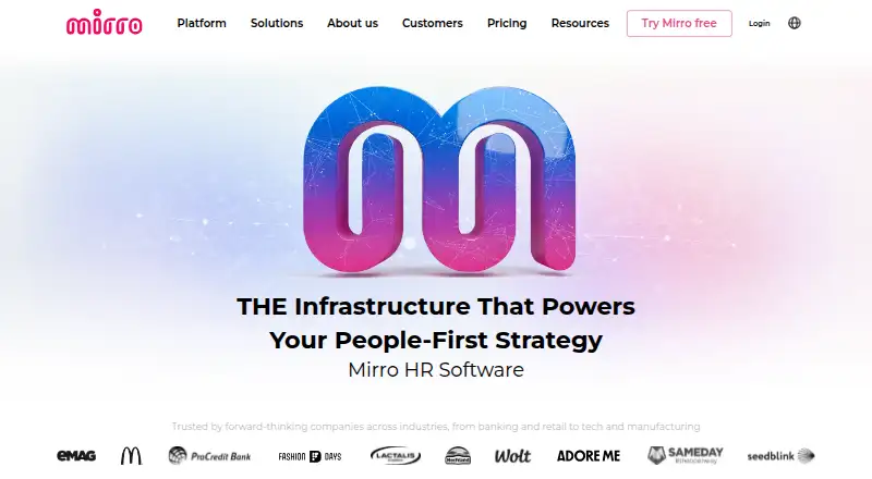 Mirro screenshot