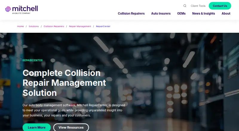 Mitchell RepairCenter screenshot