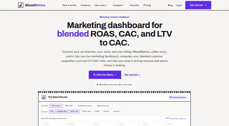 MixedMetrics screenshot