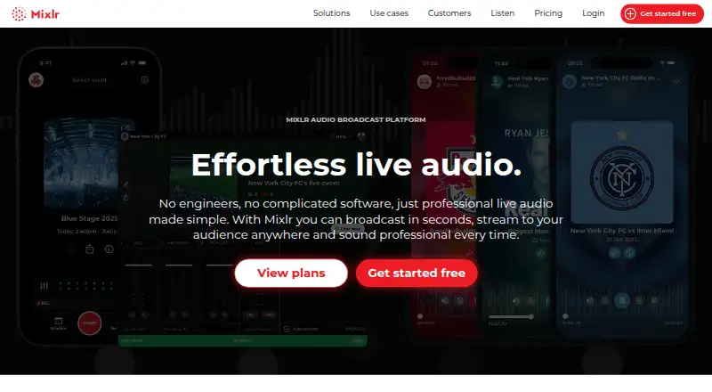 Mixlr screenshot