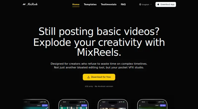 MixReels screenshot