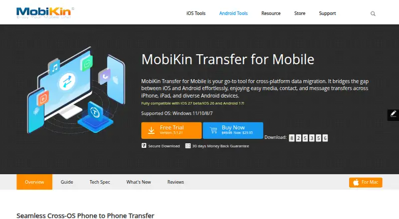MobiKin Transfer for Mobile screenshot