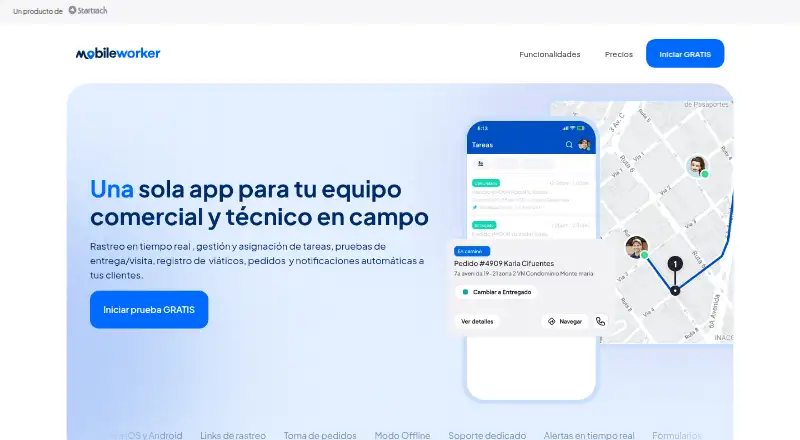 Mobile Worker screenshot