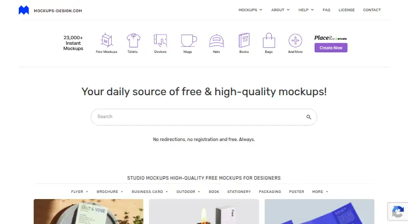 Mockups Design screenshot