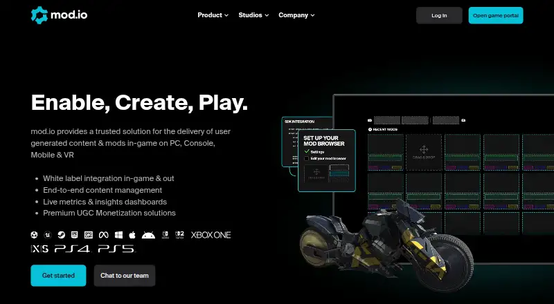 mod.io screenshot