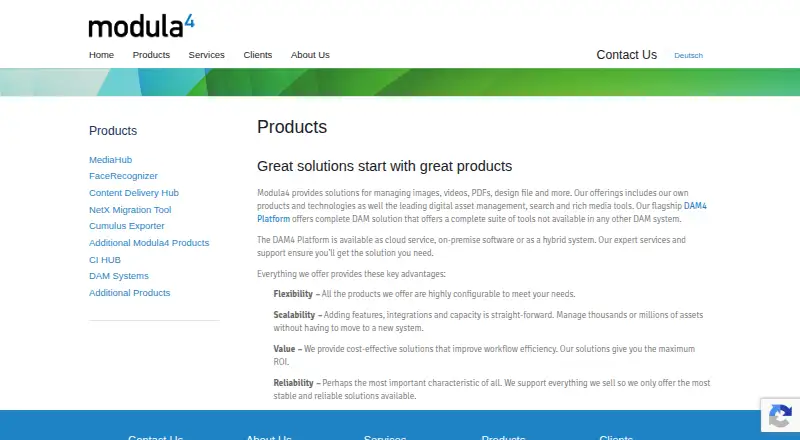 DAM4 Platform screenshot