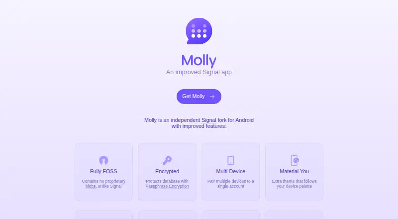 Molly screenshot
