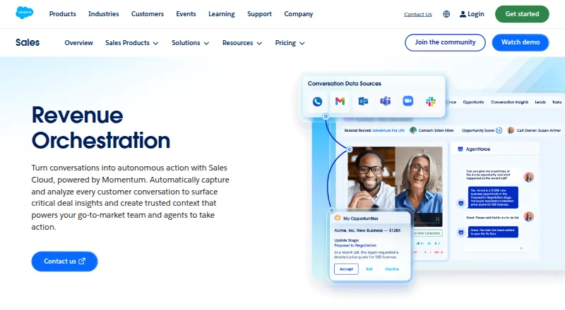 Momentum screenshot