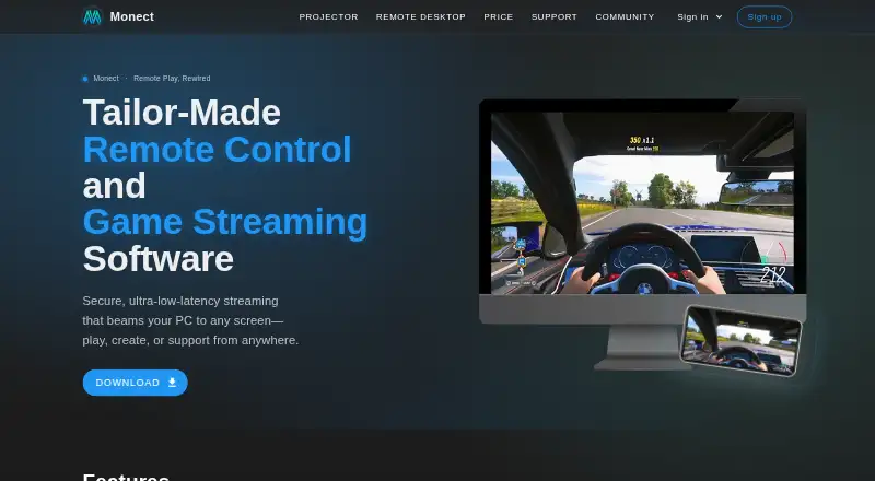 Monect PC Remote Play screenshot
