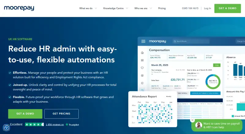 Moorepay HR screenshot