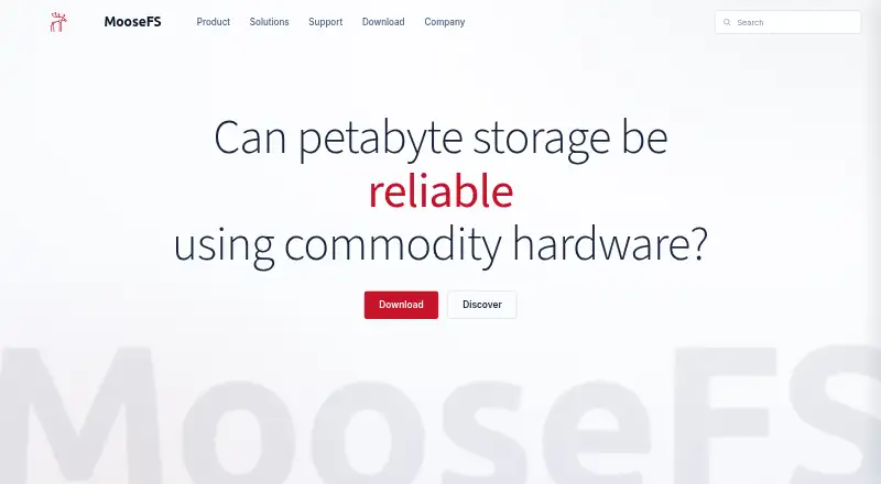 MooseFS screenshot