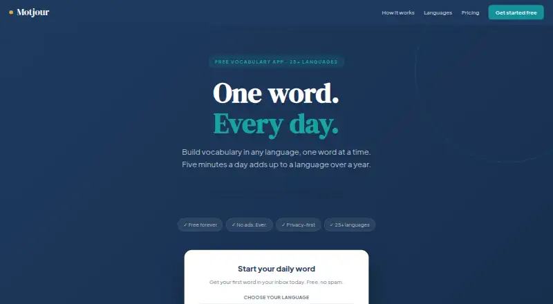 Motjour screenshot