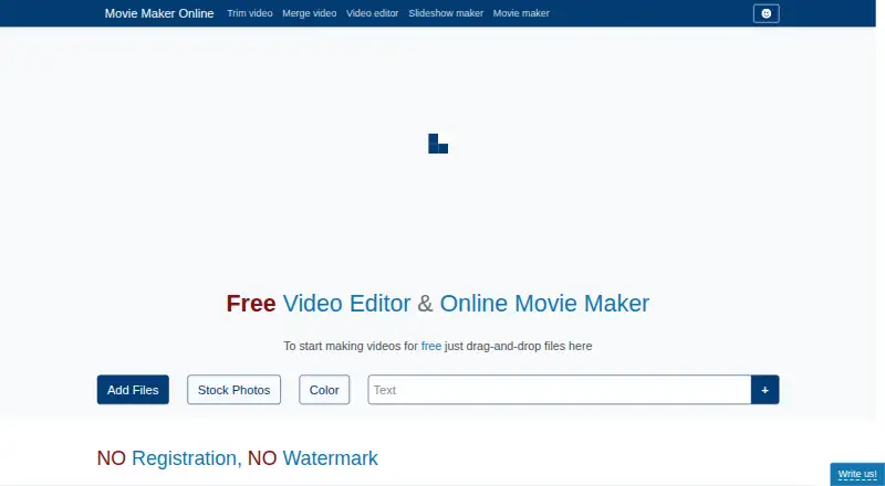Movie Maker Online screenshot