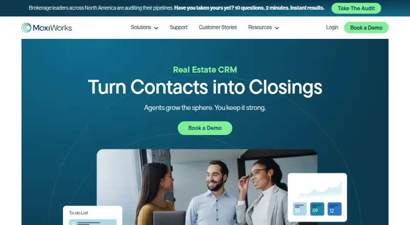 MoxiWorks CRM screenshot
