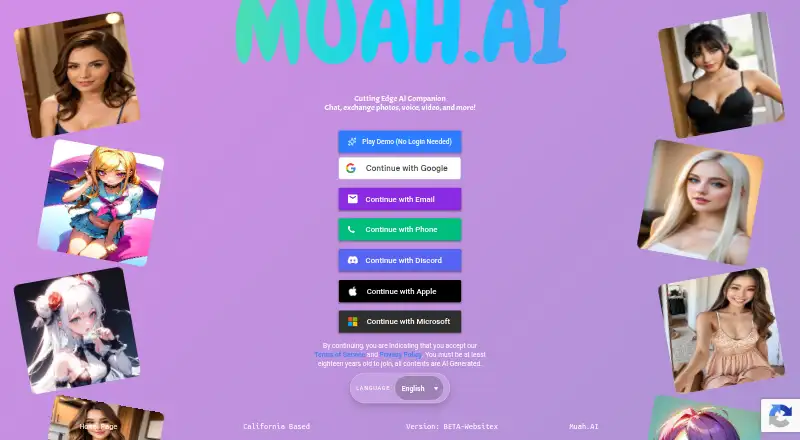 Muah.AI screenshot