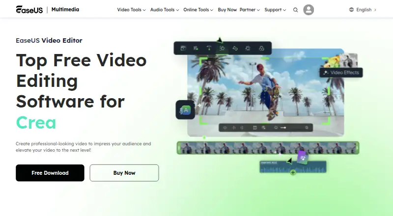 EaseUS Video Editor screenshot