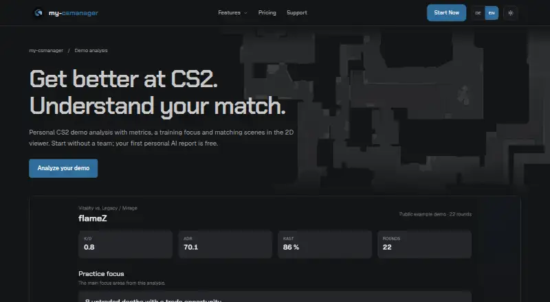 my-csmanager Demo Viewer screenshot
