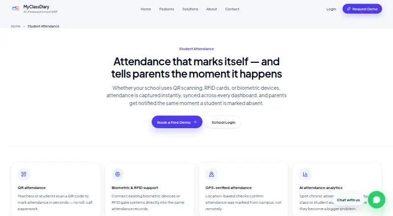 MyClassDiary Student Attendance screenshot