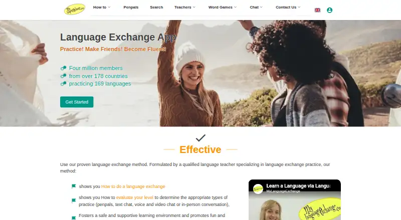 My Language Exchange screenshot