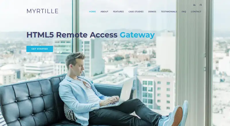 Myrtille screenshot