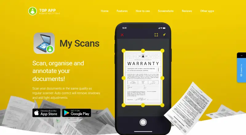 My Scans screenshot