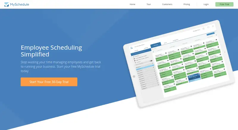 MySchedule screenshot