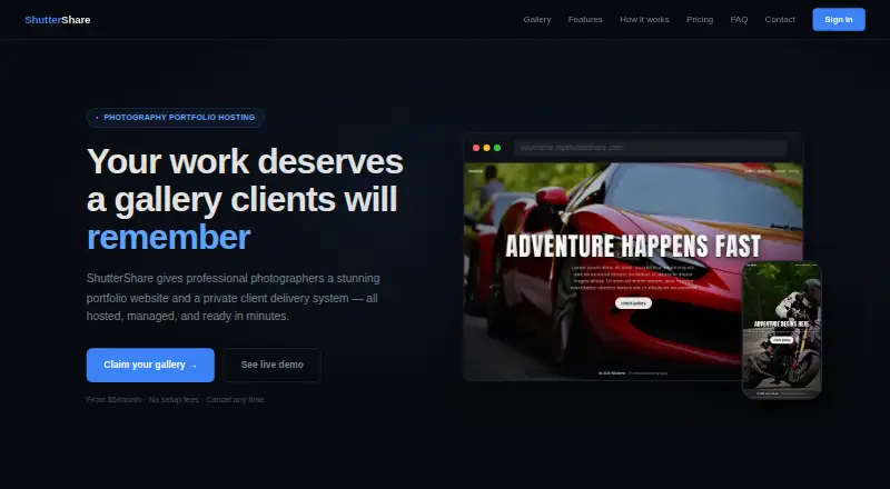 ShutterShare screenshot