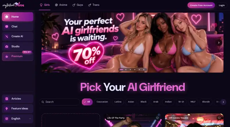 MyVirtual.Love screenshot