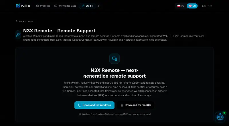 N3X Remote screenshot