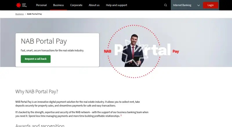 NAB Portal Pay screenshot