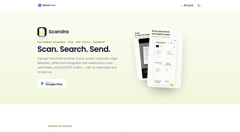 Scandra screenshot