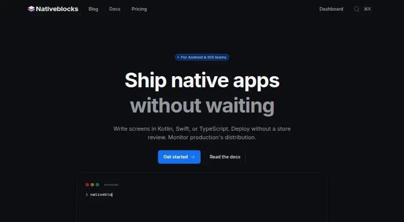 Nativeblocks screenshot