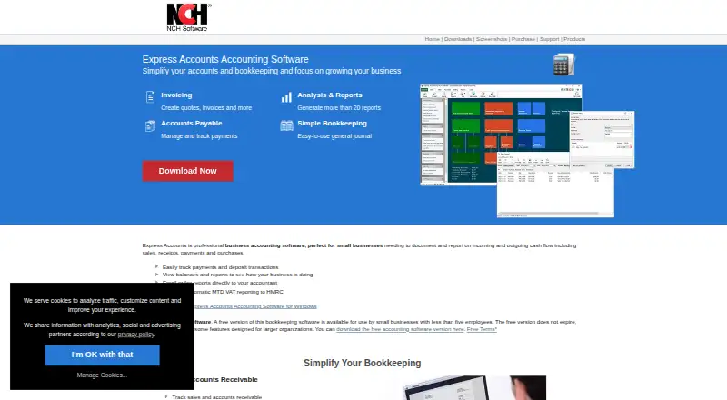 Express Accounts screenshot