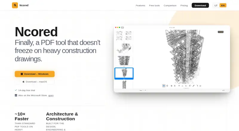 Ncored screenshot