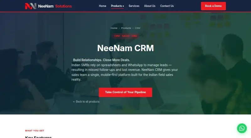 NeeNam CRM screenshot