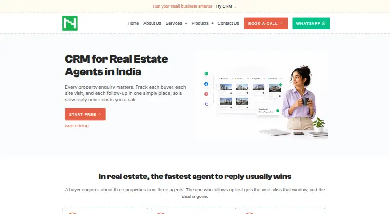 NeerSoft Real Estate CRM screenshot