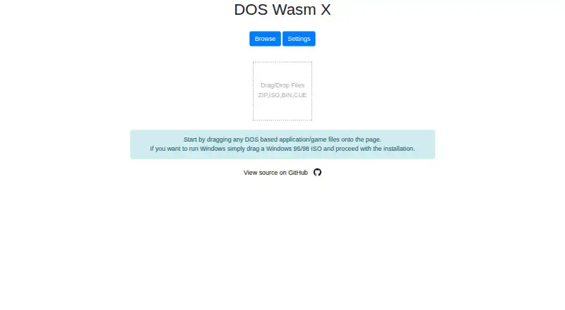 DOS Wasm X screenshot