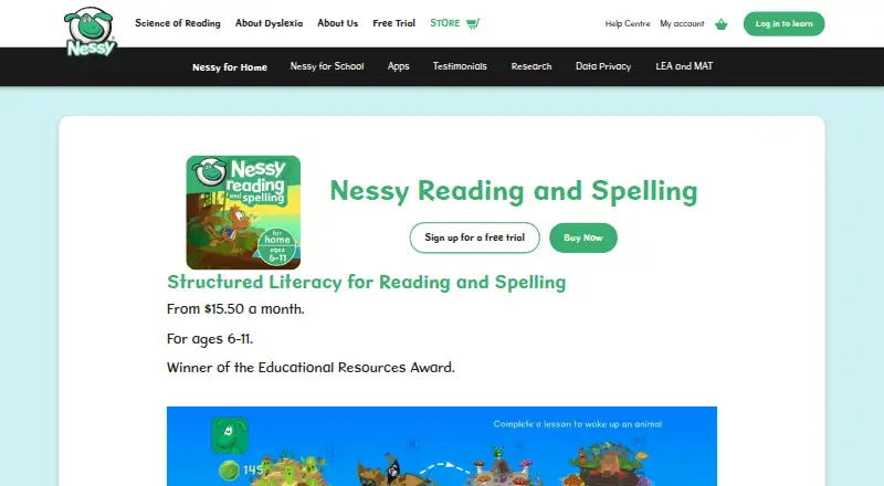 Nessy Reading & Spelling screenshot