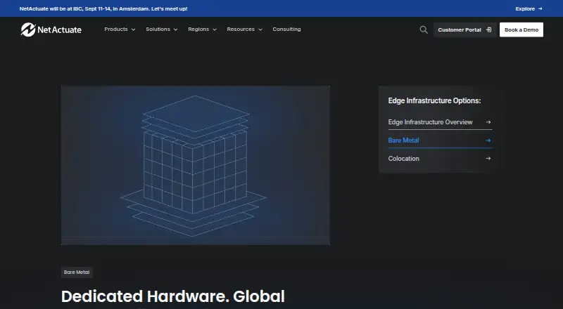 NetActuate Bare Metal screenshot